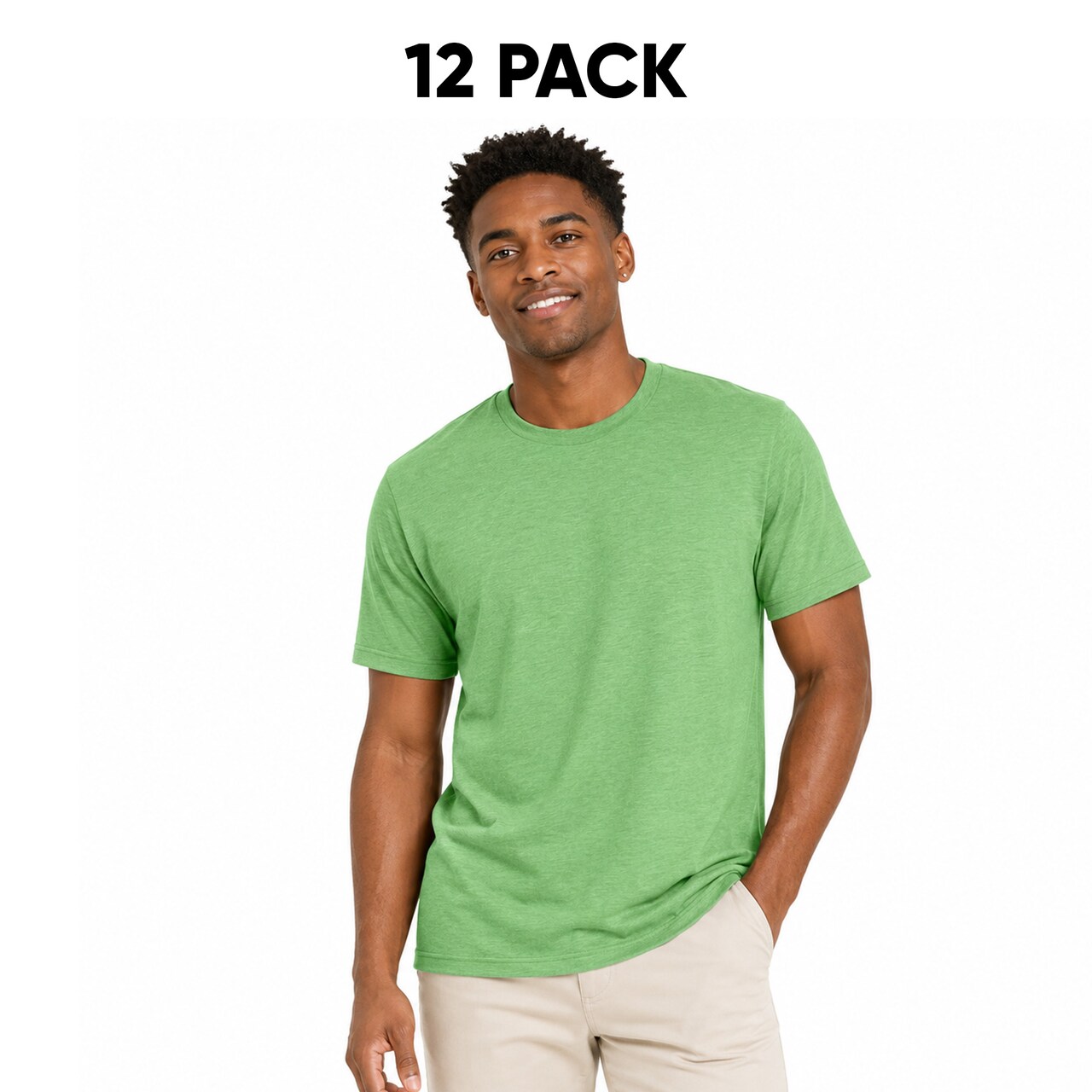 12 Pack: BELLA+CANVAS Unisex Triblend Tee for School, Sports & Everyday Wear